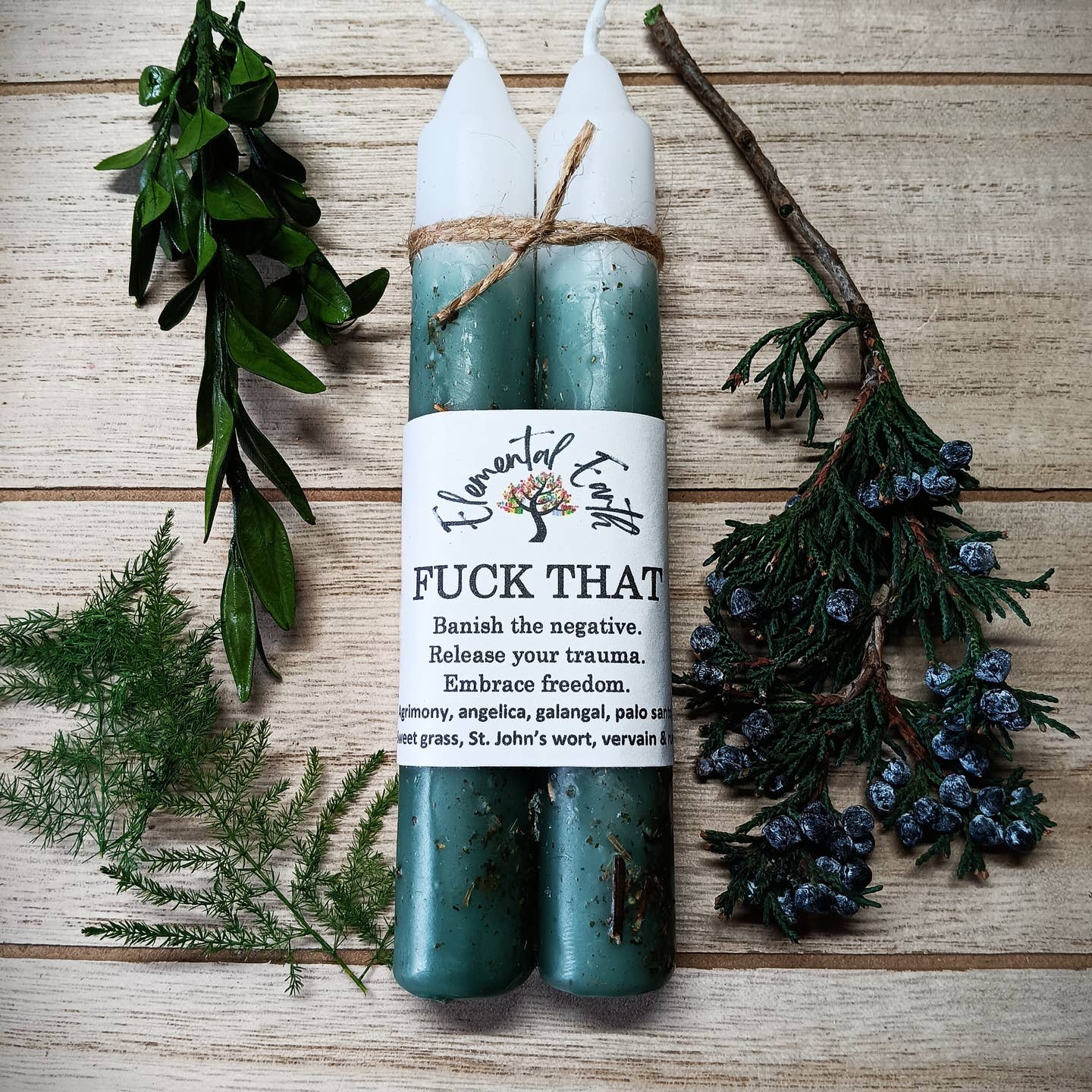 Fuck That Herbal Intention Candles