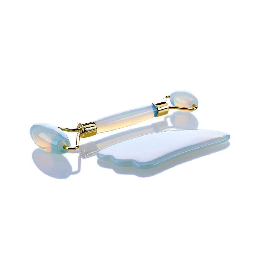 Facial Roller Set - Opalite