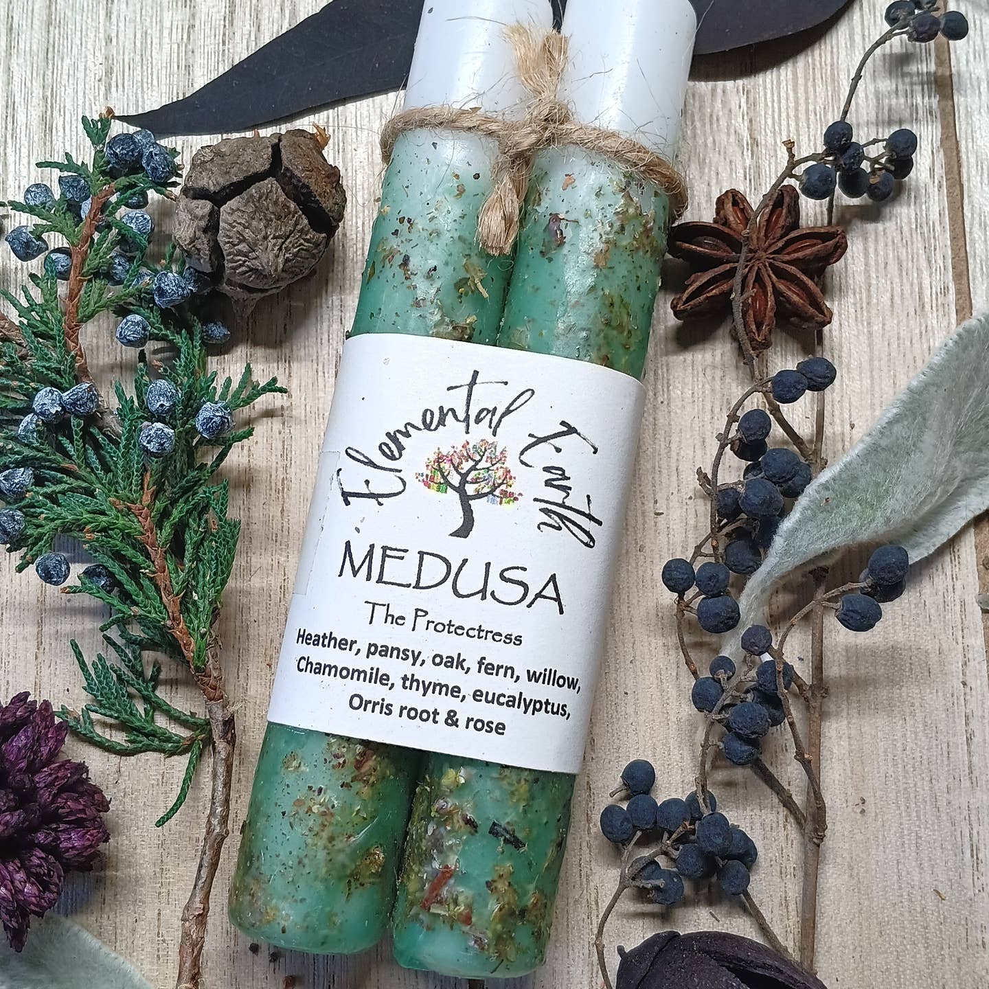 Medusa Herbal Intention Candles