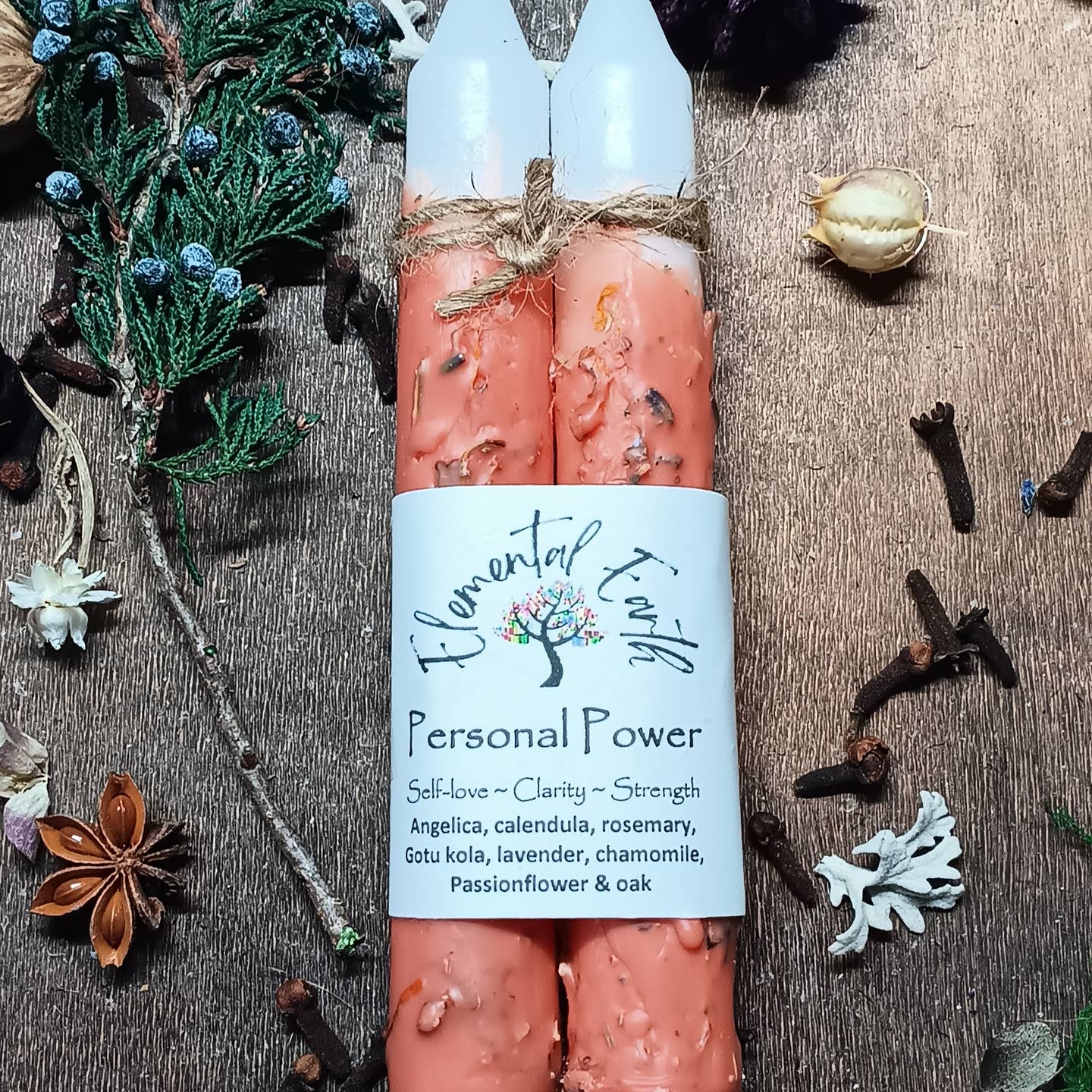 Personal Power Herbal Intention Candles