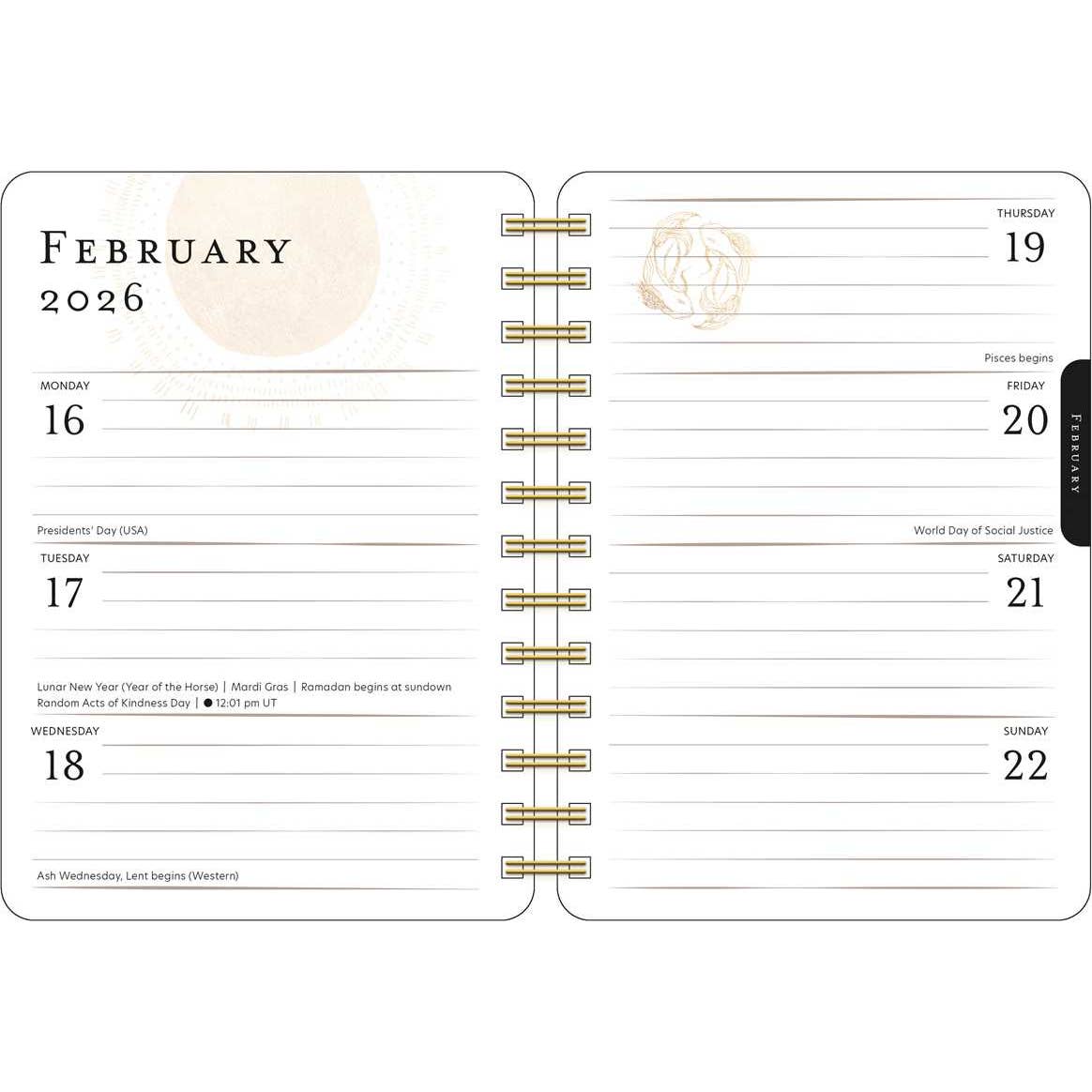 Year of the Witch 2026 Weekly Planner Calendar By Temperance Alden