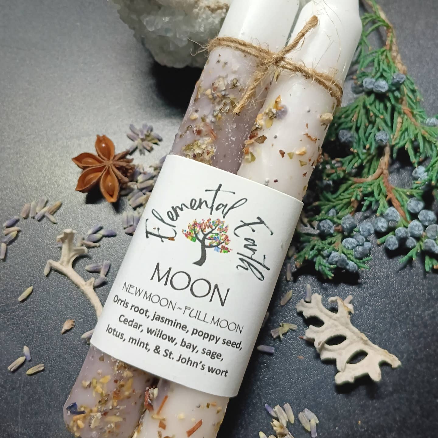 Moon Herbal Intention Candles