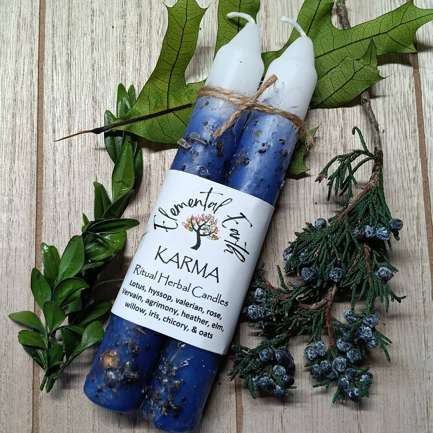 Karma Herbal 6 Inch Ritual Intention Candles