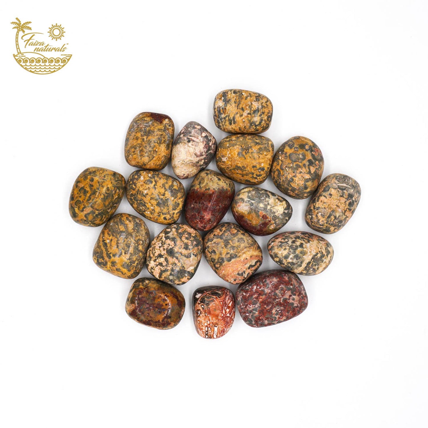 Leopard Jasper Tumbled Crystals