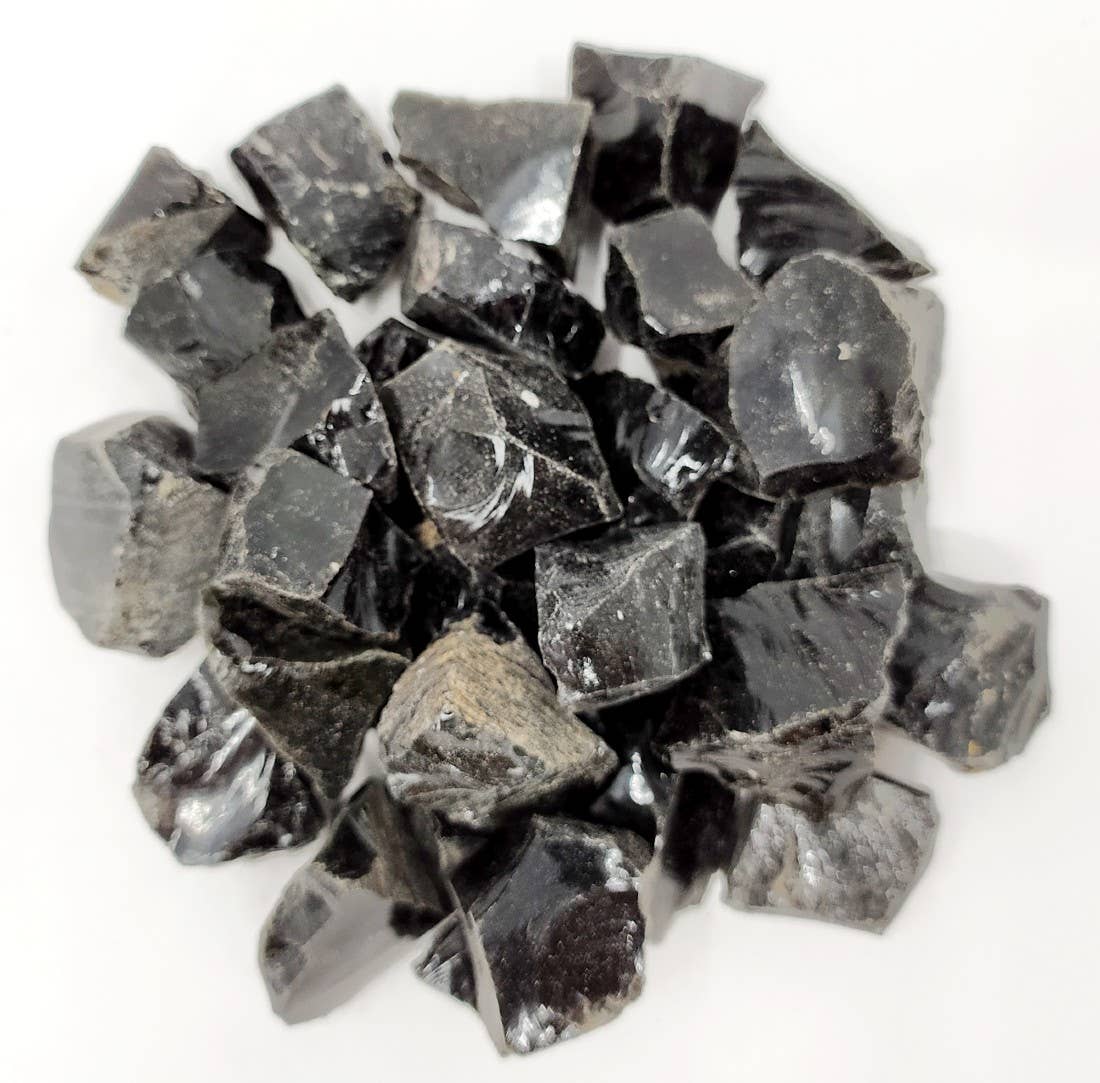 1Pc Black Obsidian Rough Stones ~  Raw