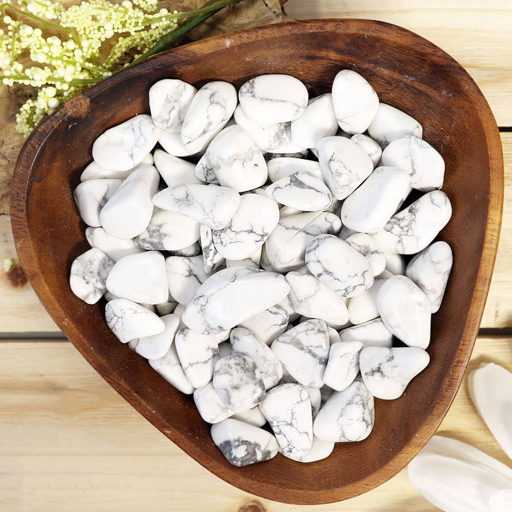 Howlite Tumbled Stones