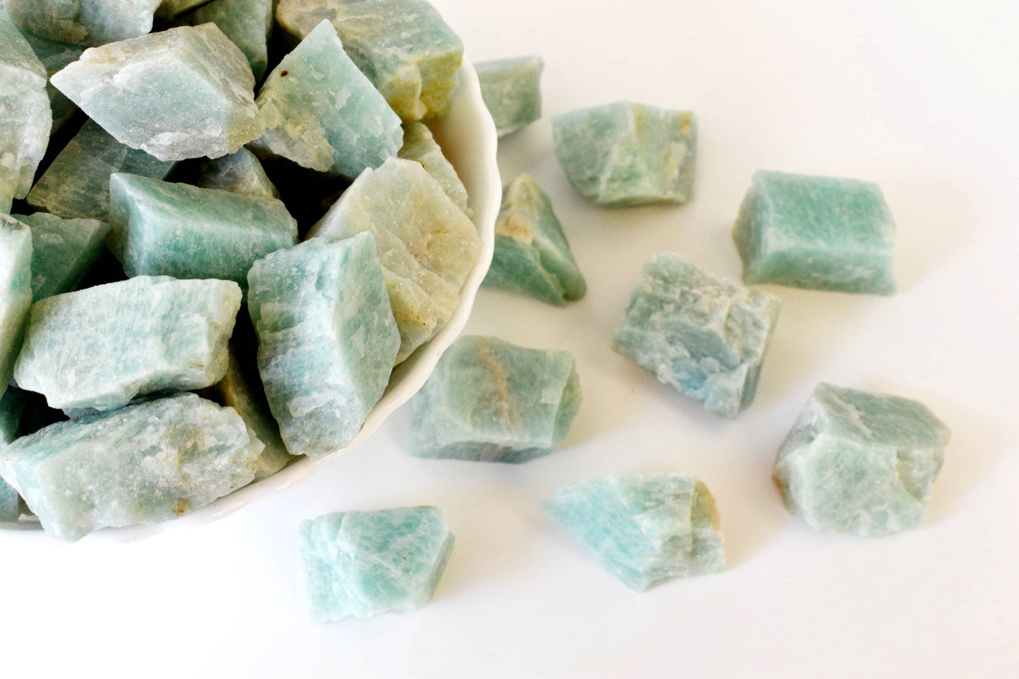 1Pc Amazonite Rough Stones ~ 1 inch Raw Crystals
