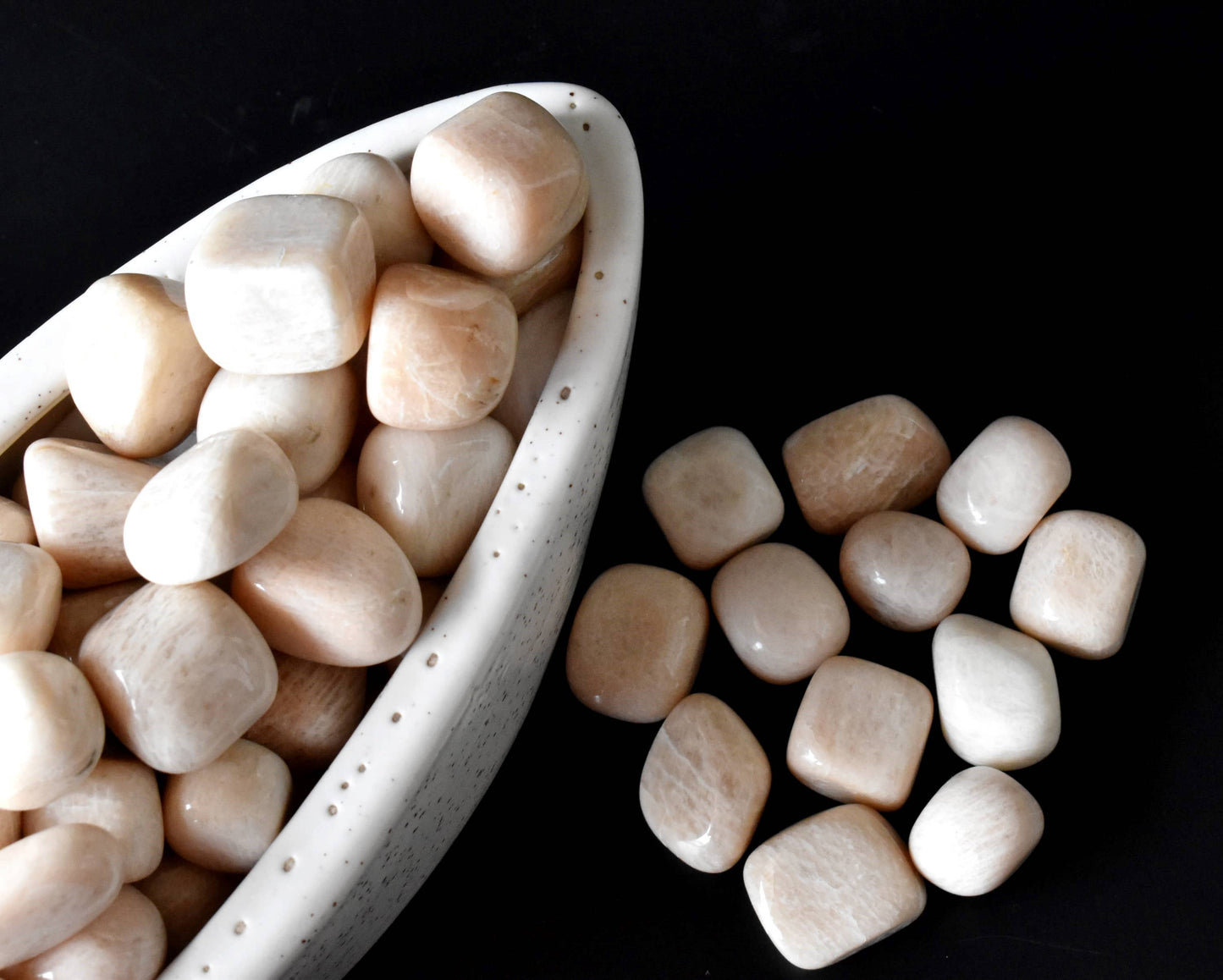Peach Moonstone Tumbled Stones ~ Healing Tumbled Stones