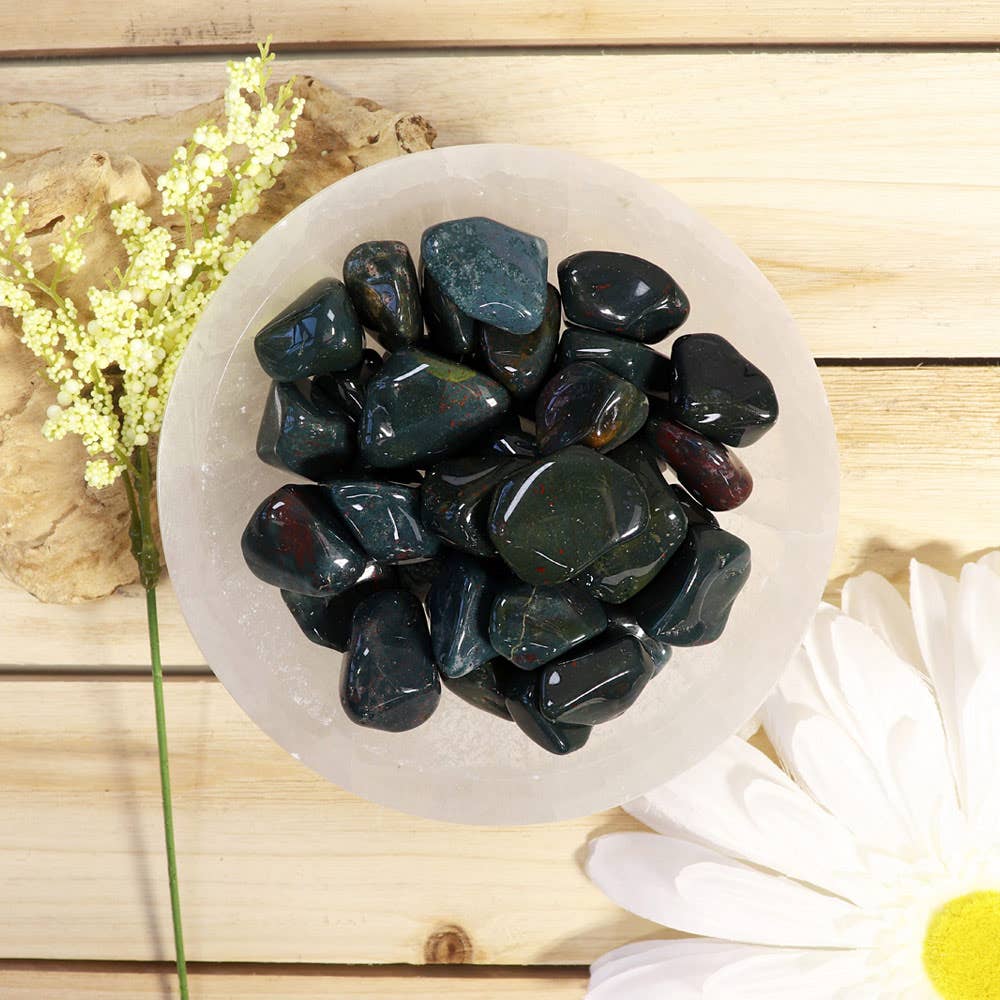 Blood Stone Tumbled Stones