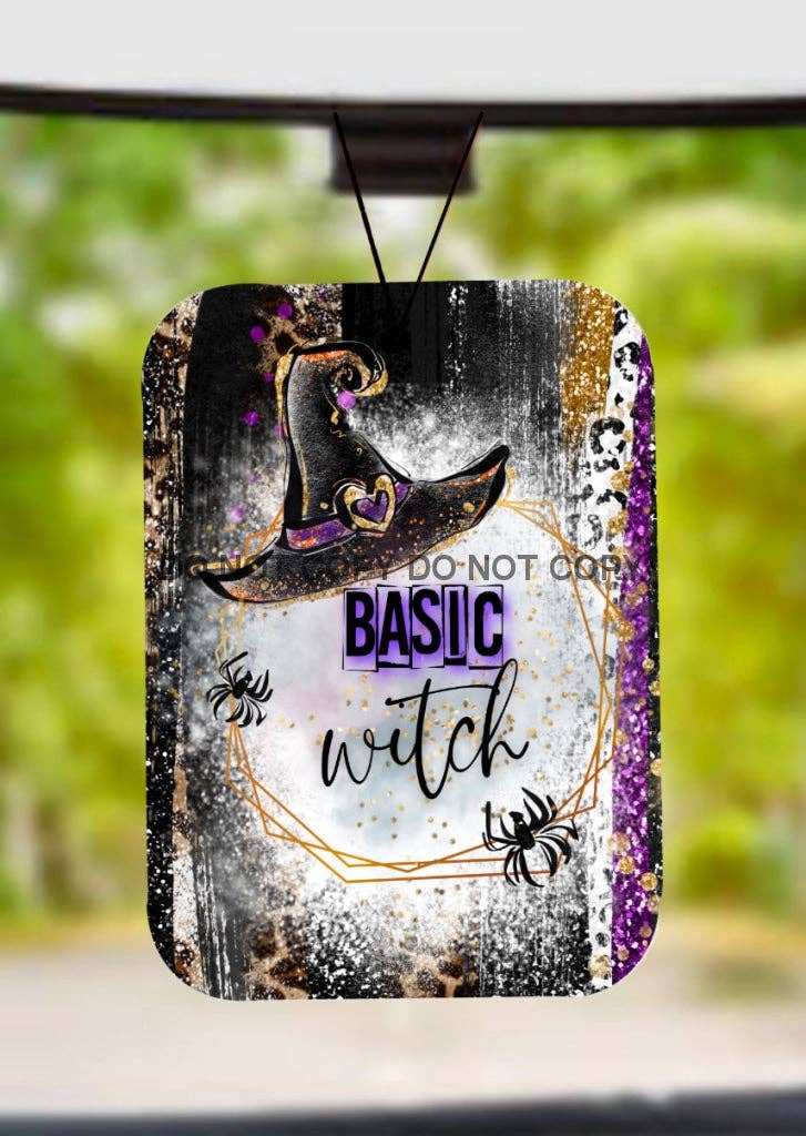 Basic Witch Halloween ~ Car Air Freshener Freshie ~ Love Potion #9