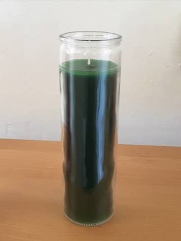 Green 7 Day Candle - Money, Beauty, Prosperity