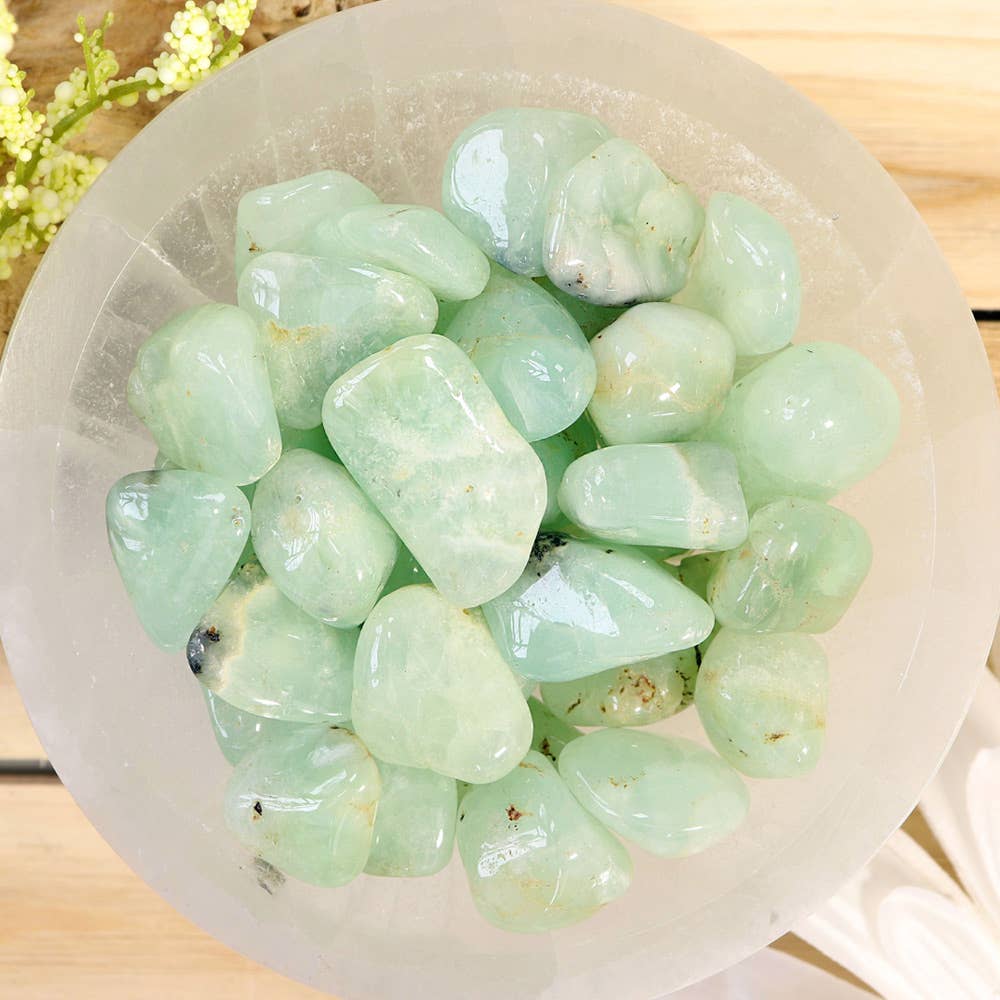 Prehnite Tumbled Stones