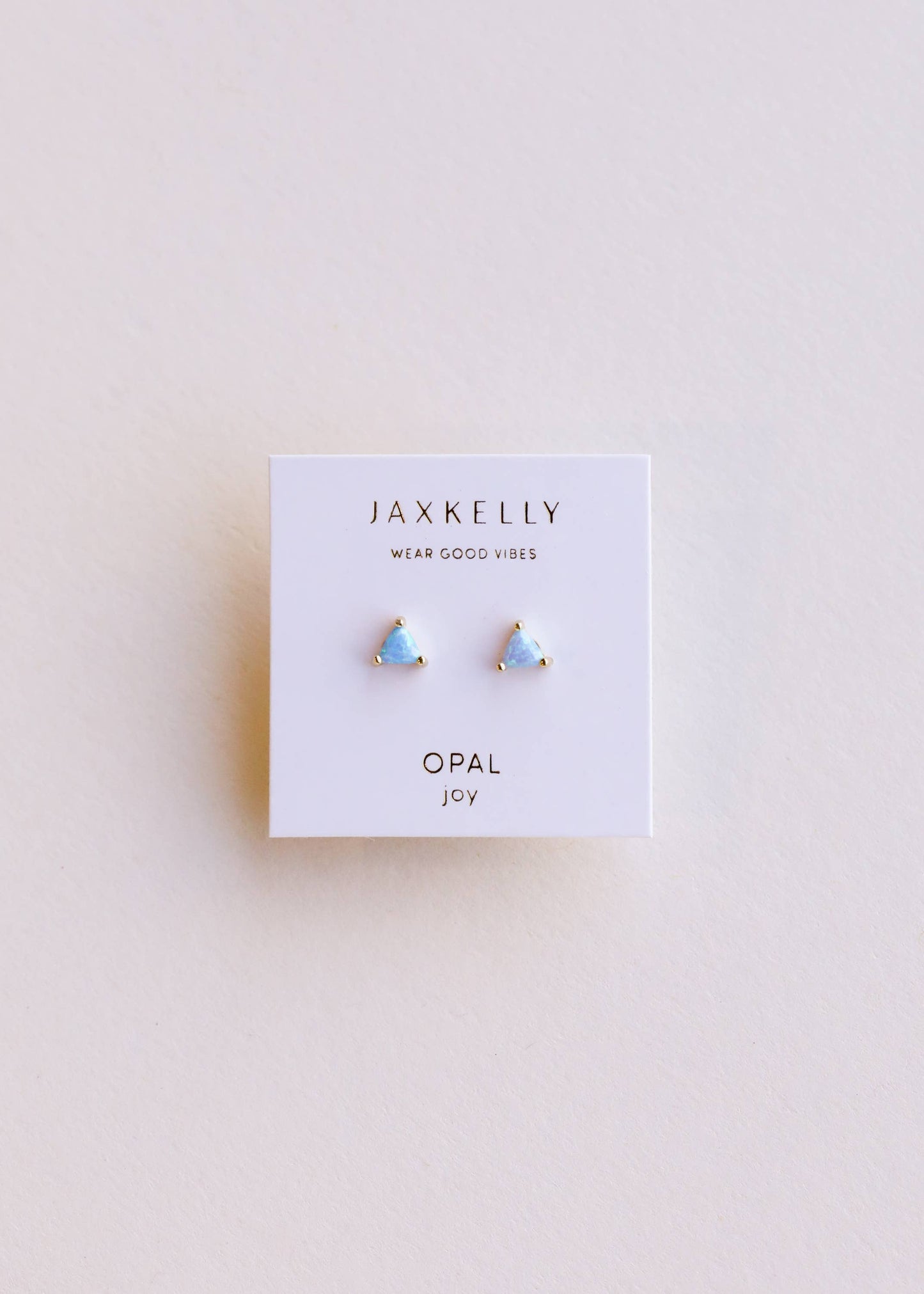 Mini Energy Gem - Fire Blue Opal - Earring