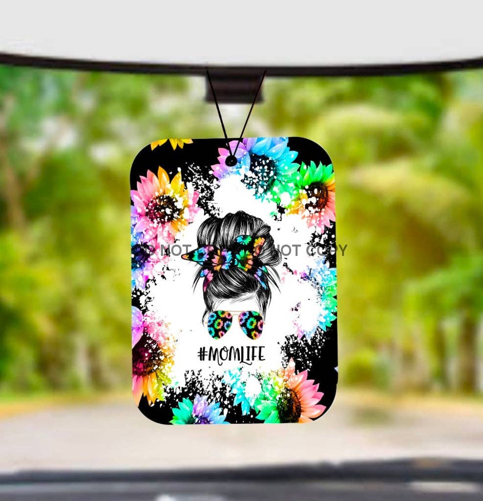 Sunflower #MOMLIFE  ~ Car Air Freshener Freshie ~ Sweet Spring Love