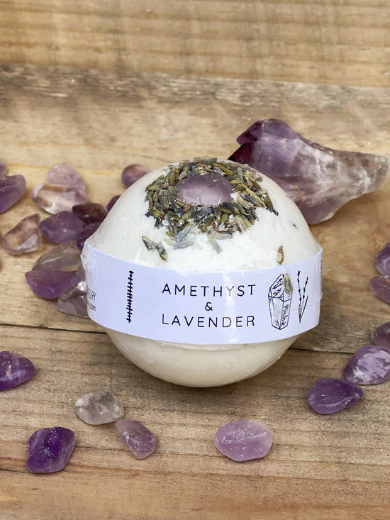 Amethyst & Lavender Bath Bombs