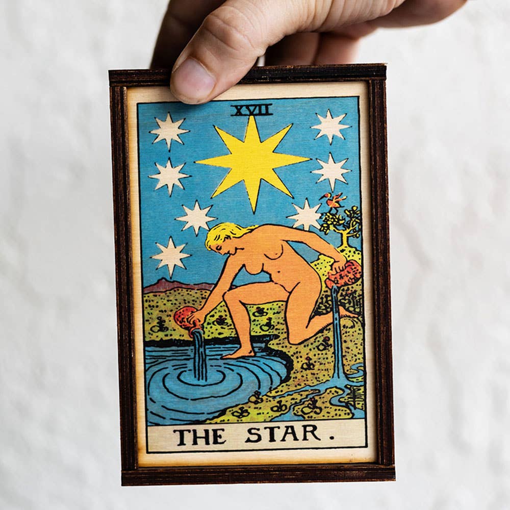 Tarot - 17 - The Star Full Color Stash Box