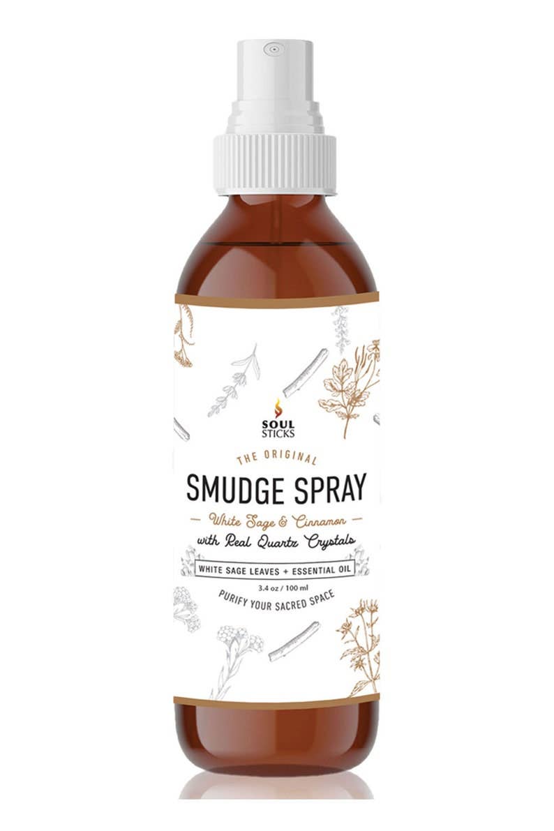 Soul Sticks - White Sage & Cinnamon Smudge Spray (3.5 oz)