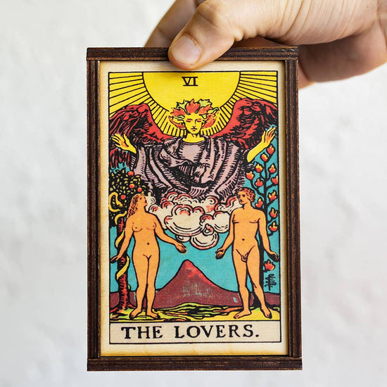 Tarot - 6 - The Lovers Full Color Stash Box