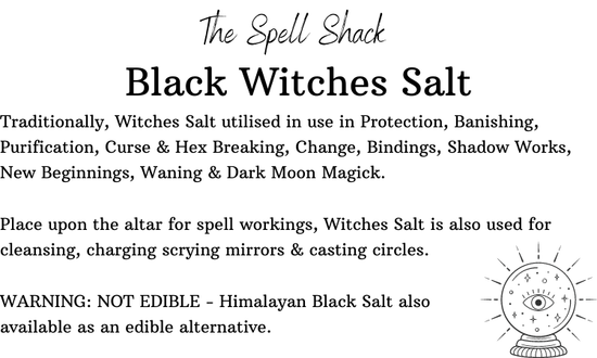 Black Witches Salt