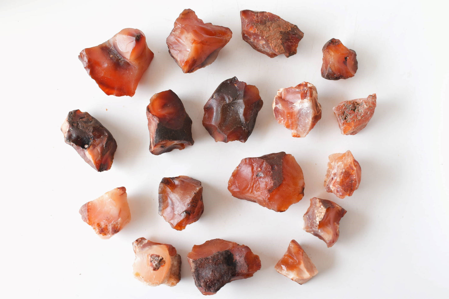 1Pc Carnelian Rough Stone ~ 1 inch Raw Crystals