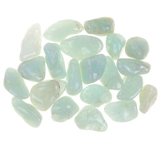 Aquamarine Tumbled Stones | Aquamarine crystal