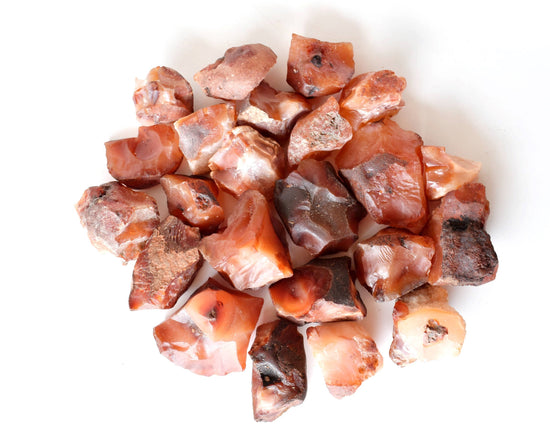 1Pc Carnelian Rough Stone ~ 1 inch Raw Crystals