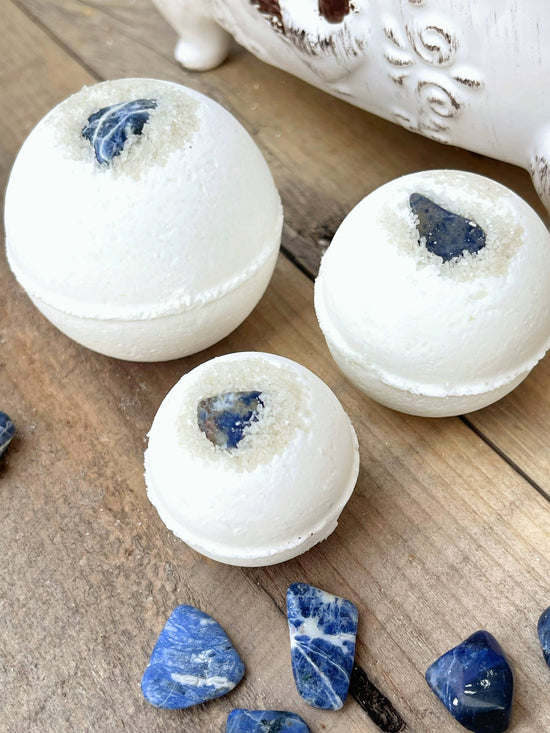 Sodalite & Sel Gris Bath Bomb