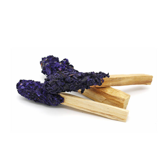 Dipped Amethyst Bloom Palo Santo Pops