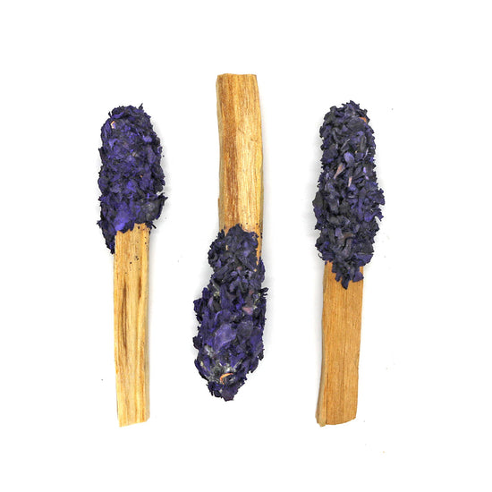 Dipped Amethyst Bloom Palo Santo Pops