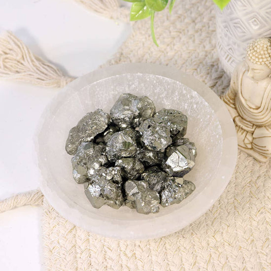 Natural Pyrite Minis Clusters - Peruvian Pyrite