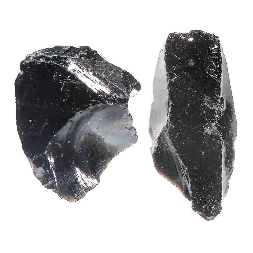 Rough Black Obsidian Specimens