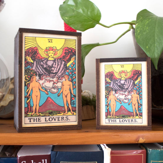 Tarot - 6 - The Lovers Full Color Stash Box