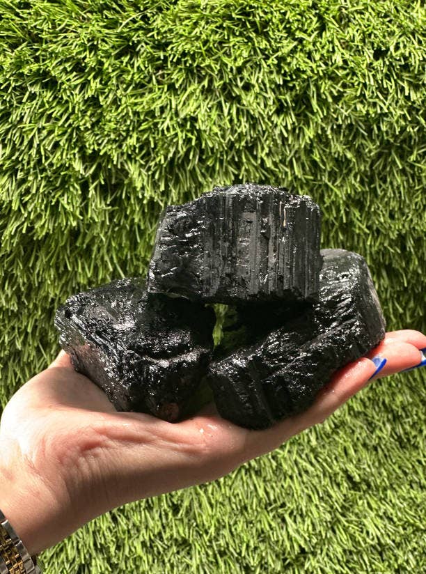 Jumbo Black Tourmaline, Big Chunks of Black Tourmaline,Giant