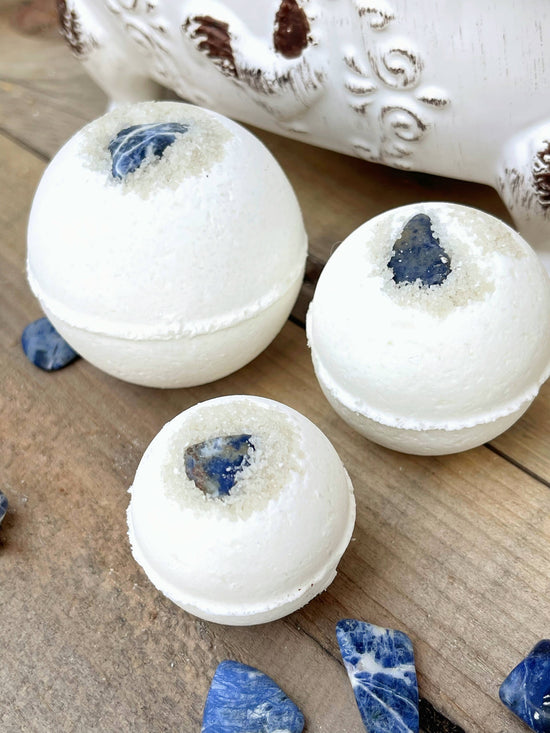 Sodalite & Sel Gris Bath Bomb