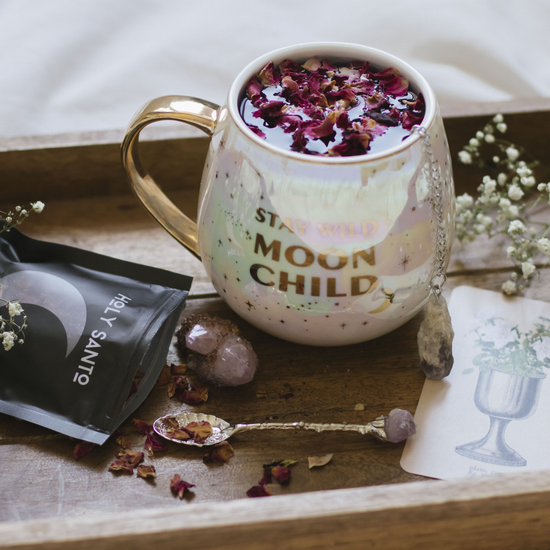 Moon Child - Mug Gift Set with Amethyst Tea Accessories