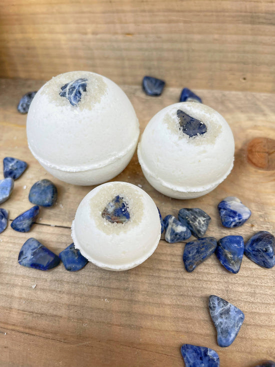 Sodalite & Sel Gris Bath Bomb