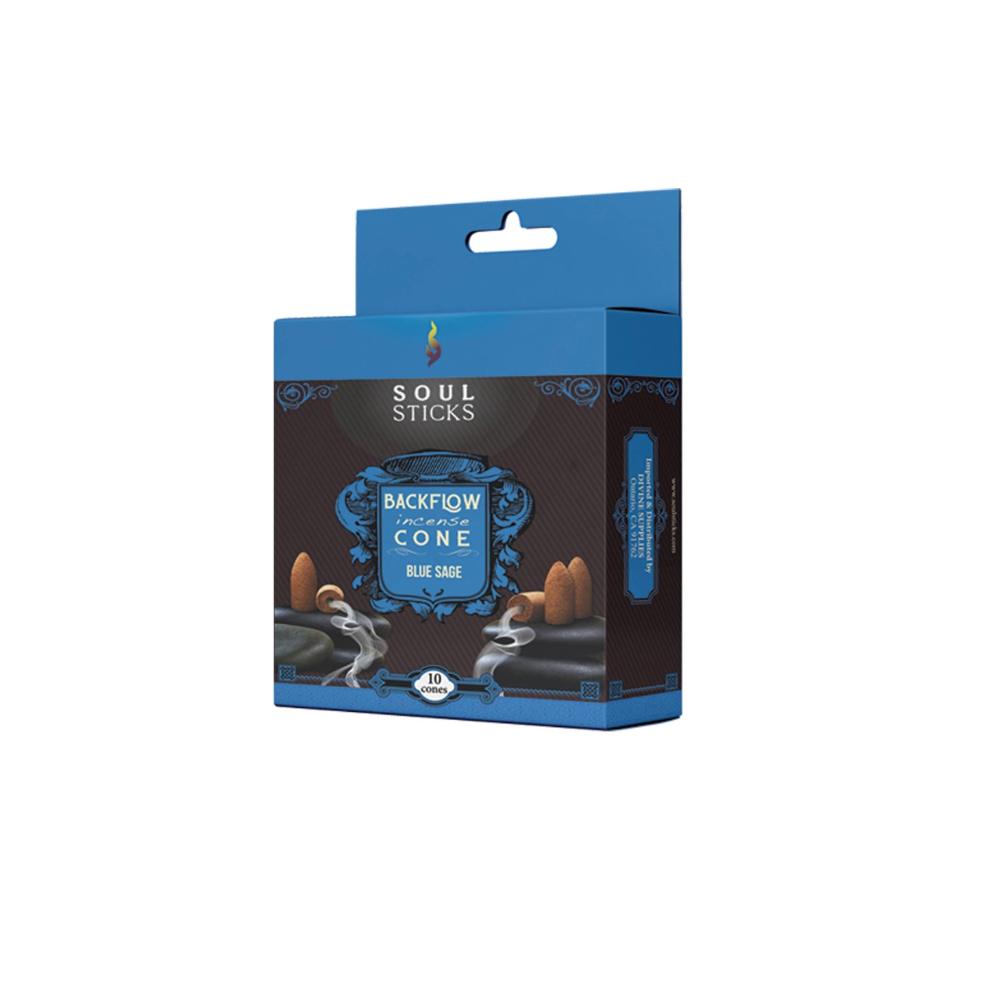 Soul Sticks - Blue Sage Backflow Cones
