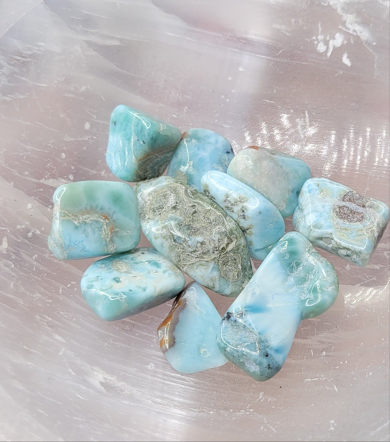 Larimar Tumble- High Quality
