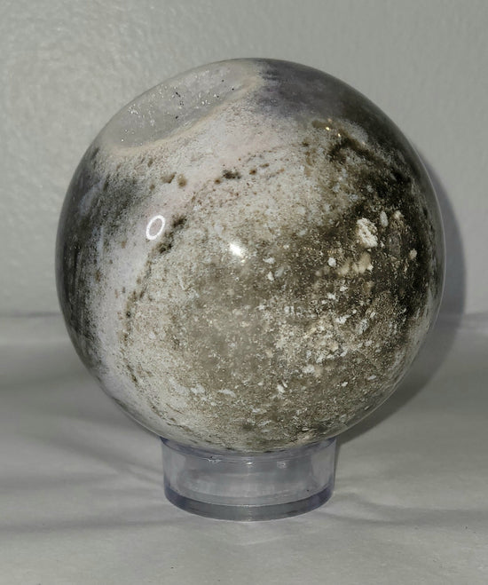 Ocean Jasper Sphere with Druzy