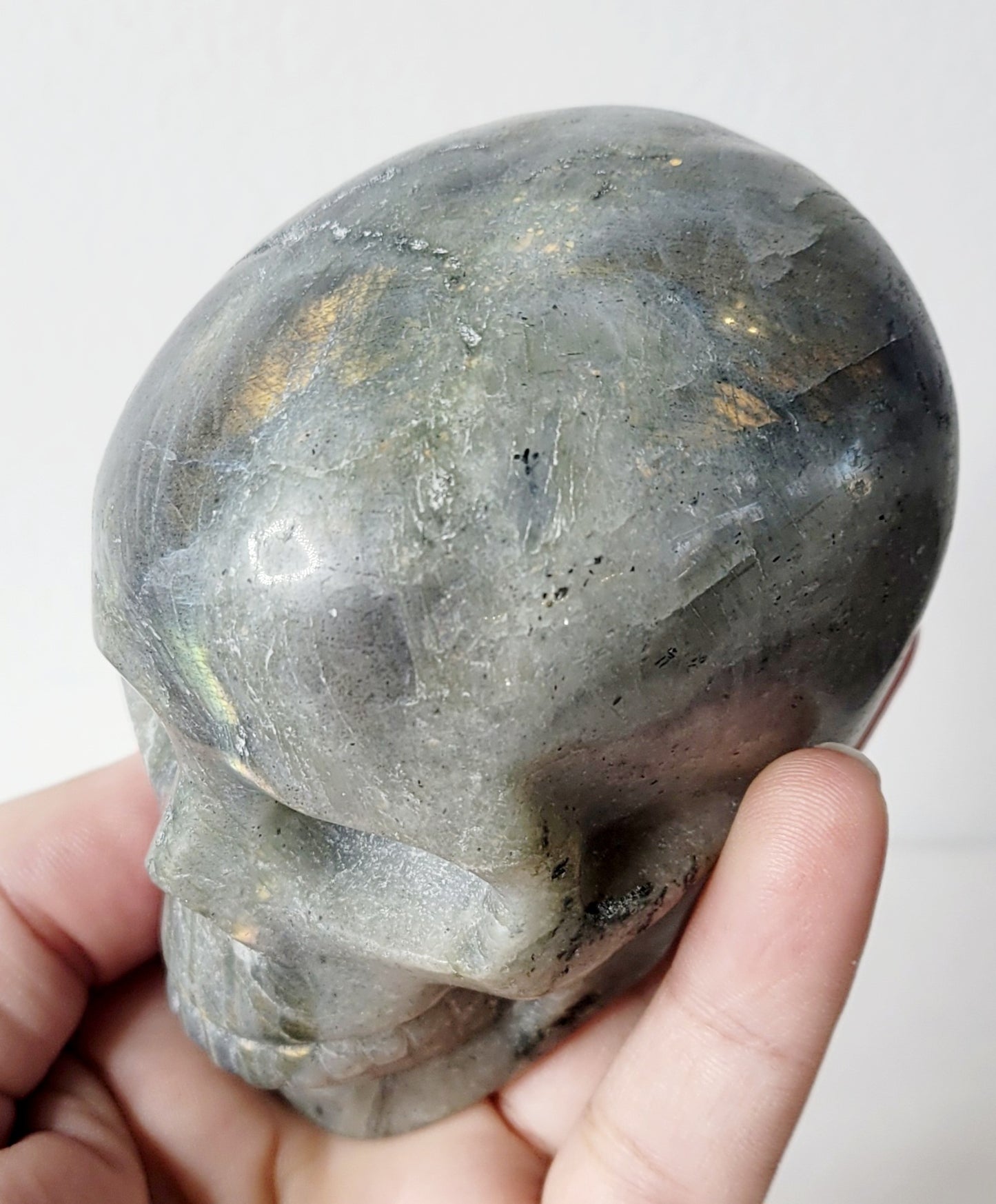 Labradorite Skull