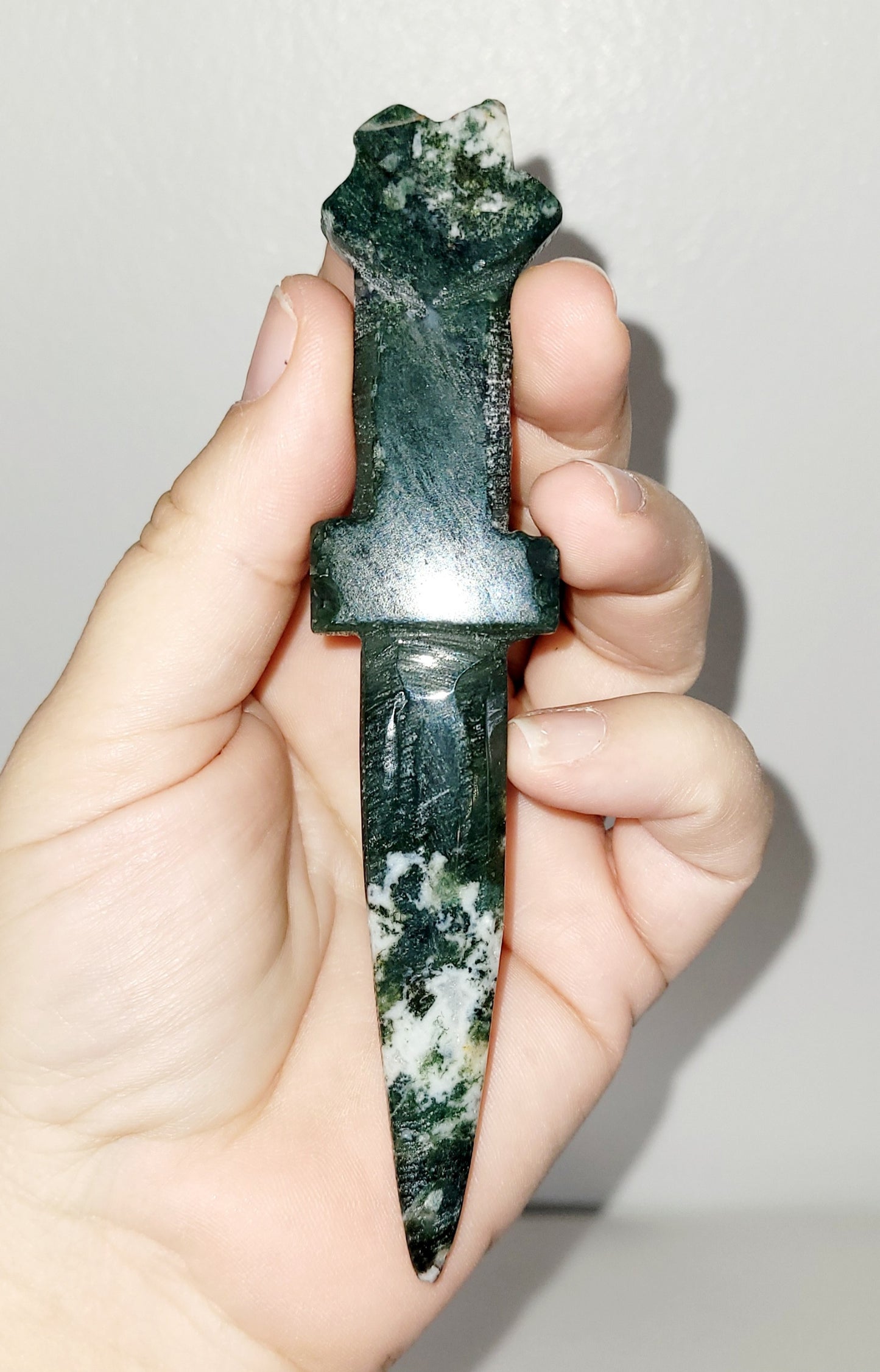 Moss Agate Dagger