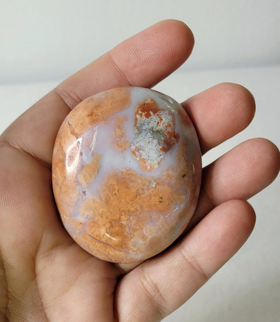 Cotton Candy Agate Palmstone