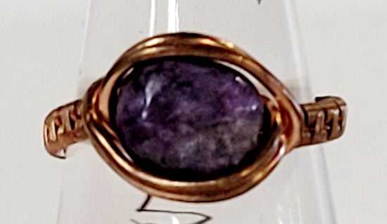 Lepidolite Ring