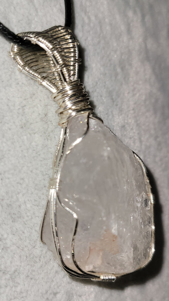 Raw Clear Quartz Necklace