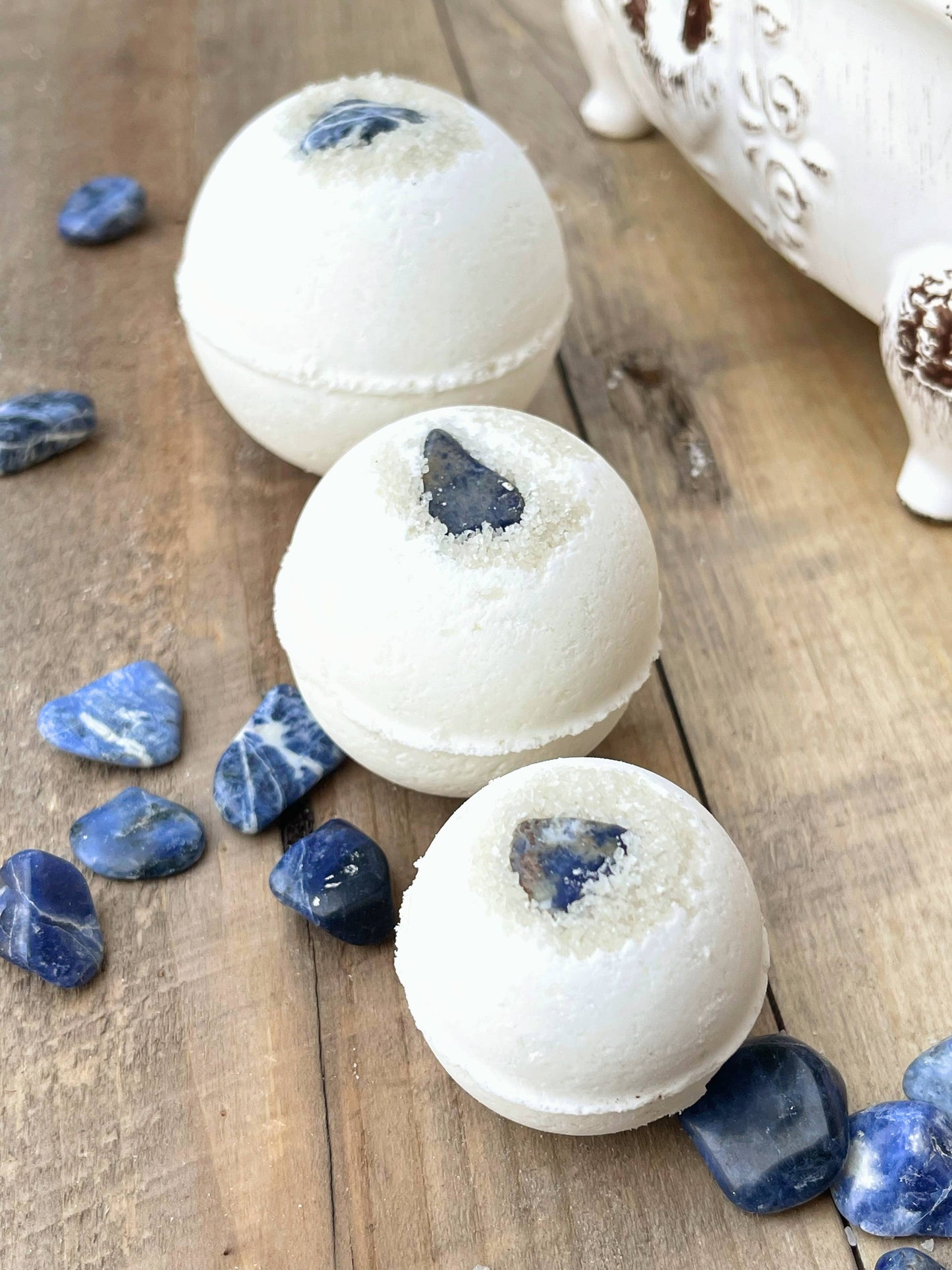 Sodalite & Sel Gris Bath Bomb