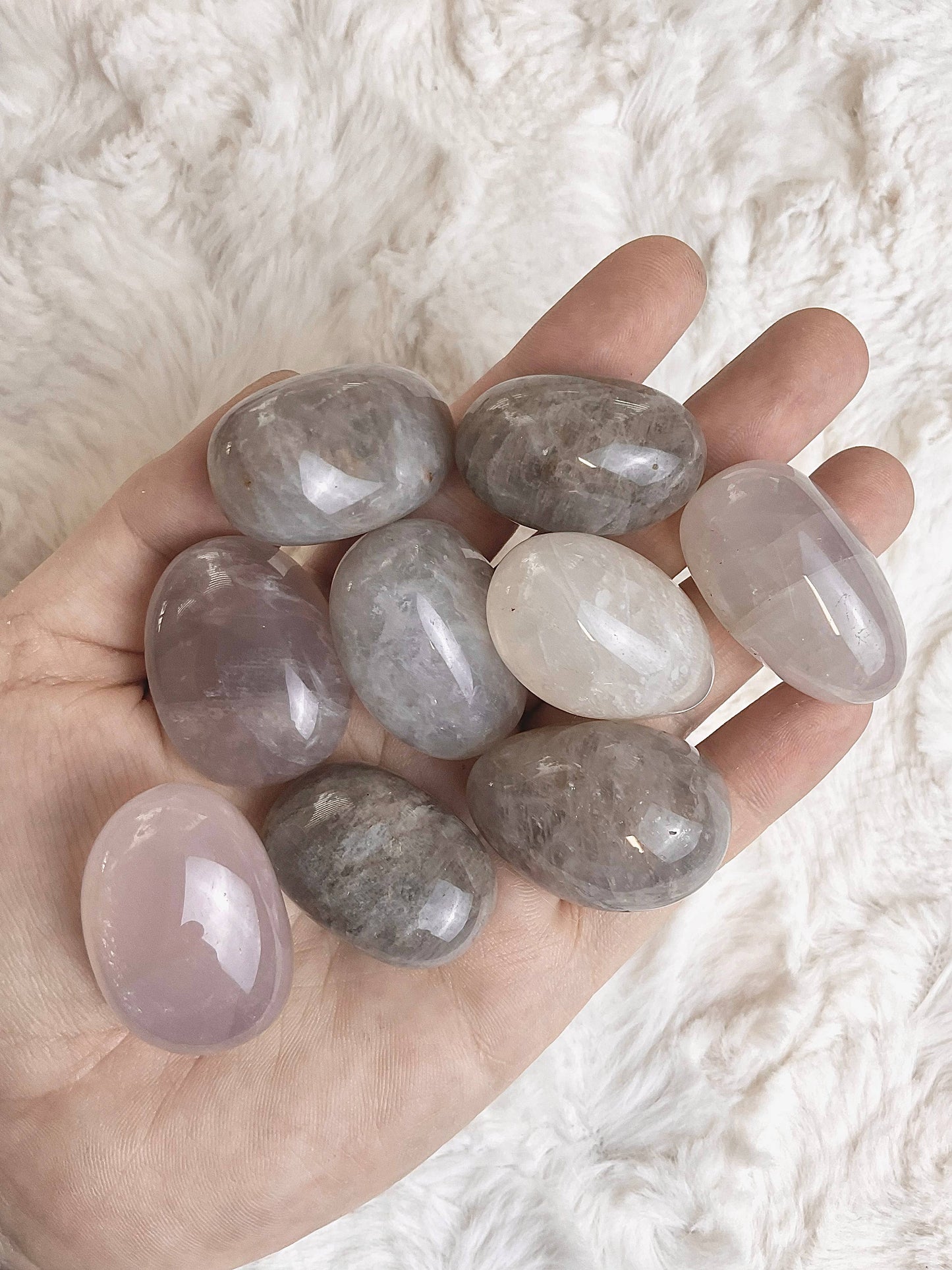 Blue Rose Quartz Tumble