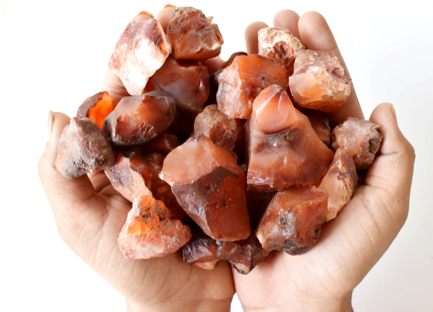 1Pc Carnelian Rough Stone ~ 1 inch Raw Crystals