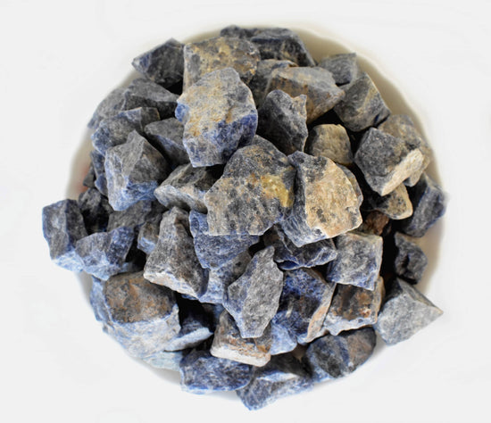 1Pc Sodalite Rough Stone ~ 1 inch Raw Crystals