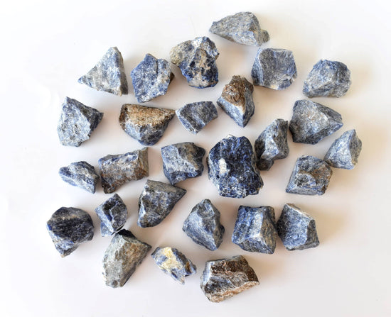 1Pc Sodalite Rough Stone ~ 1 inch Raw Crystals