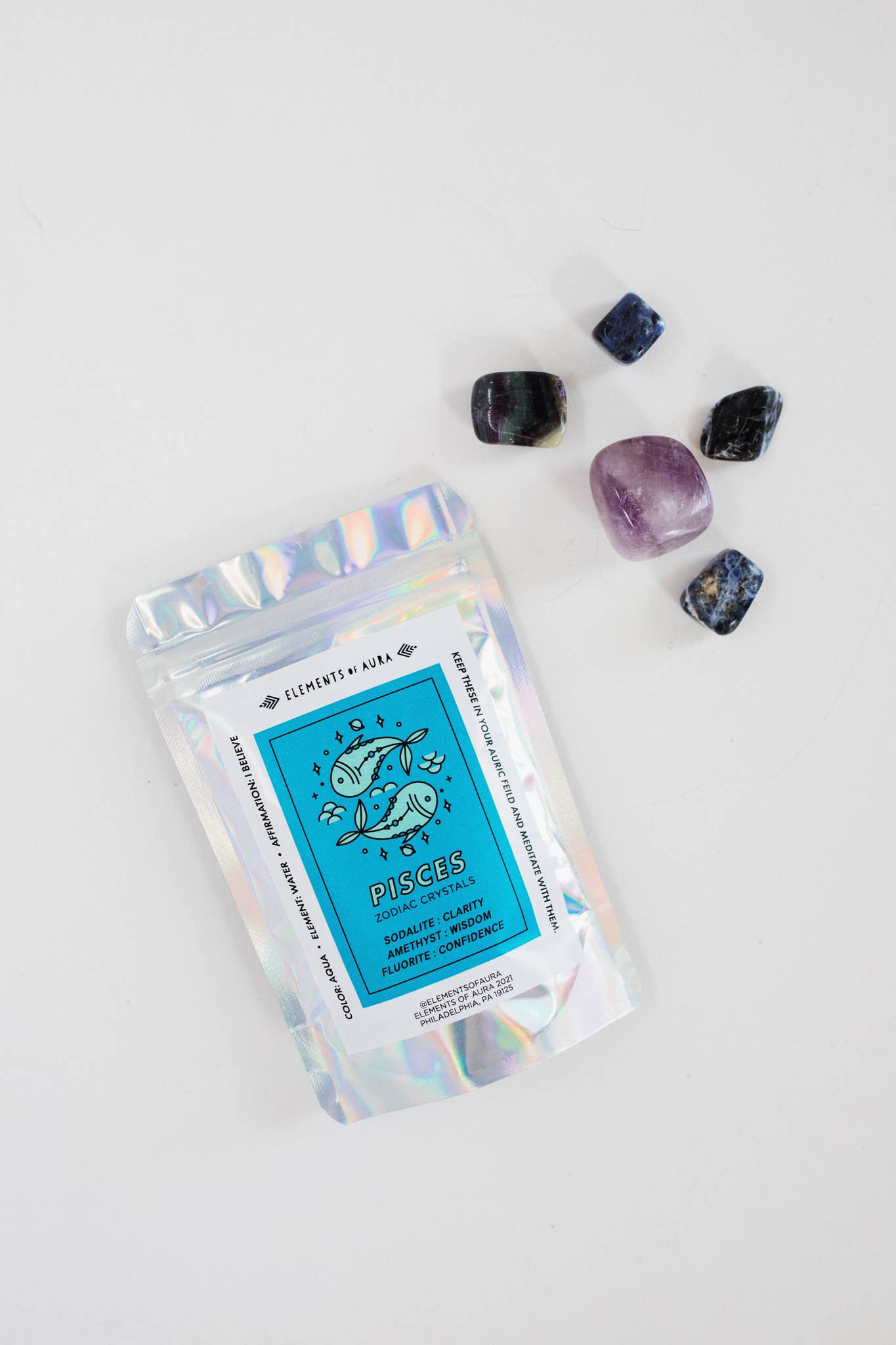 Pisces Zodiac Crystal Set